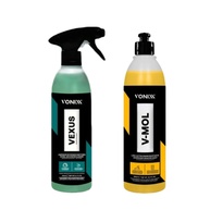 Kit Vonixx Vexus 500ml (Rodas) + V-Mol 500ml (Motores): Limpeza Profunda e Brilho Impecável - imagem 1