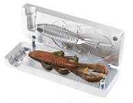 Molde Googan Bandito Bug 4'' para Iscas de Silicone - Precisão CNC em Alumínio - imagem 2
