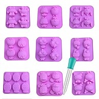 Moldes de Silicone Fofos para Bolos e Sabonetes - imagem 1