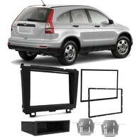 Moldura 2 Din Honda CRV 2007 a 2011 – 7 Polegadas Preto - imagem 1