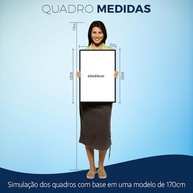 Quadro Decorativo Jesus Caminhando Sobre as Águas - 43x63cm Vidro com Moldura Preta - imagem 2