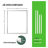 Moldura Decoração Bebê 60x70cm – Fácil Instalação - imagem 1