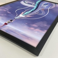 Quadro A Viagem de Chihiro - Studio Ghibli | Impressão Premium 40x60cm com Moldura de Madeira - imagem 4