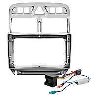 Moldura Painel 2 Din Peugeot 307: Upgrade Prata! - imagem 1