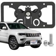 Moldura de Placa Frontal Premium para Jeep Compass, Grand Cherokee e Wagoneer | Sem Furos - imagem 1