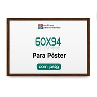 Moldura 60x94 cm para Mapa Poster - Decore com Estilo e Proteção PETG - imagem 2