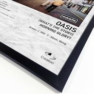 Quadro Álbum Spotify - Oasis (What's the Story) Morning Glory? - 40x60cm - Moldura Preto Fosco - imagem 4
