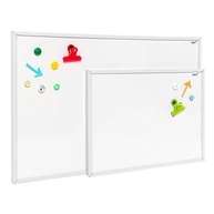 Quadro Branco Aço Magnético com Moldura Fit Branco STALO 40x30 - Superfície Premium para Escrever e Organizar - imagem 4