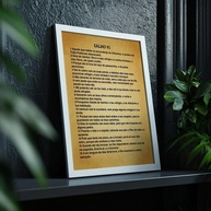 Quadro Decorativo Salmo 91 com Moldura - Versículo Bíblico de Proteção e Fé para Sua Casa - imagem 1
