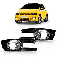 Moldura Tela Farol Stilo 2005-2009 Aro Cromado - imagem 1