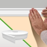 Moldura de Teto Autocolante EVA: Sofisticação e Praticidade para sua Decoração (Rolo 10m) - imagem 2