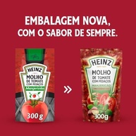 Molho de Tomate Heinz Manjericão 300g - imagem 5