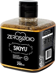 Molho Shoyu Vegano Saudável Baixo Sódio 250ml - Marca Zero Sódio - imagem 1