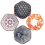 BOSILI Conjunto de 4 tigelas de cerâmica para molho de soja para tempero de churrasco de ketchup de sushi - imagem 1