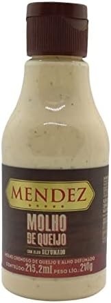 Molho de Queijo com Alho Defumado Mendez 215ml Cremoso - imagem 1