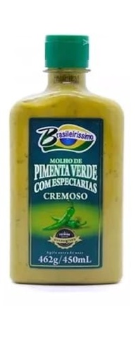 Molho De Pimenta Verde Com Especiarias Brasileirissimo 450ml - imagem 2