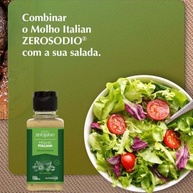 3 UND MOLHO PARA SALADA VEGANO SEM SÓDIO SABOR ITALIANO 150ML ZERO SÓDIO - imagem 3