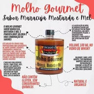 Molho Gourmet Sabor Maracujá Mostarda E Mel - Vidro 100 Ml - imagem 4