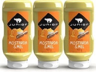 Combo 3 Molho Mostarda Com Mel (honey Mustard) Junior 400g - imagem 1