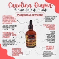 Molho De Pimenta Carolina Reaper Original Natural Orgânico - imagem 4