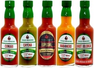 Kit 5 Molhos De Pimenta 60ml - Fogo Mineiro - imagem 1