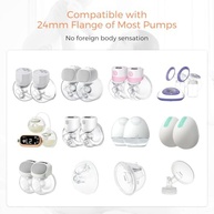 Insertos de Flange 8 Unidades - Compatíveis com Momcozy, Medela, Spectra e Mais | Ideal para Bombas de Leite 24mm - imagem 4