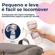 Bomba Tira Leite Unilateral Silenciosa e Confortável Smart Mommy - imagem 4