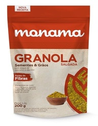 Granola SalgadaAlecrim e Cúrcuma Sem Glúten Monama 200g - imagem 2