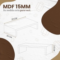 Suporte para Monitor em MDF 33cm - Design Moderno e Resistência Duradoura - imagem 3