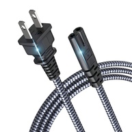 Cabo de Alimentação CA 2M 7A 125V 18AWG - Conexão Segura para PS4, PS5, TV, Monitor e Mais! - imagem 1