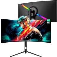 Monitor Gamer Ultrawide Curvo Safe Gamer 30'' WFHD 200Hz 1MS HDMI DP VA Adaptive-sync Preto - imagem 1