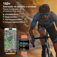 Smartwatch AMOLED 1.96" HD: Seu Assistente Inteligente com Chamadas Bluetooth e Monitoramento Completo - imagem 5
