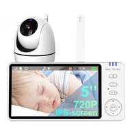 Babá Eletrônica 5" HD com Visão Noturna, Sem Wi-Fi, Segura e Confiável para Monitorar seu Bebê - imagem 2