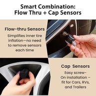 GUTA TPMS para Reboque e RV: Monitore Pneus com 10 Sensores, Alertas Inteligentes e Economia de Combustível - imagem 5