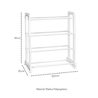 Sapateira Organizadora 8 Pares Cartela - Montagem Fácil e Expansível - imagem 4