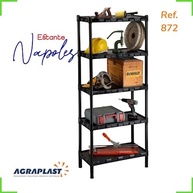 montar-a-872-agraplast-plastica-5-prateleiras-e-facil-de-estante-resistente-preta-moderna-a