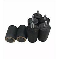Pés para Cama Box 7cm Preto - Resistente e Fácil de Montar - imagem 1