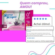 Pano Umedecido para Chão Rodo Mop - Kit com 2 Unidades Aroma Lavanda - imagem 5