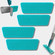 Kit 4 Refis de Microfibra para Mop Spray - Limpeza Prática, Reutilizável e Eficiente - imagem 1