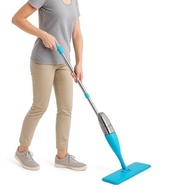 Mop Esfregão Spray com Rodo e Microfibra - Limpeza Rápida e Eficiente - imagem 2