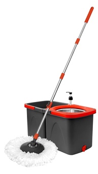 Mop Giratório Duo Powermaid com 2 Baldes - Sistema de Torção e Secagem Eficiente - imagem 1