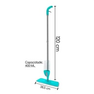 Mop Spray Esfregão Mágico com Reservatório - Limpeza Prática com Microfibra - imagem 2