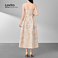 Vestido Jacquard Retrô: Elegância em Cores Morandi - imagem 2