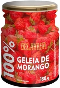Geleia 100% Morango Delakasa 180G - imagem 2