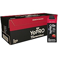 Pack YoPRO Bebida Láctea UHT Morango 15g de Proteínas 250ml -24 Unidades - imagem 4