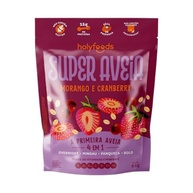 Super Aveia Morango com Cranberry Sem Glúten Holyfoods 66g - imagem 2
