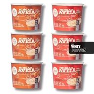 Mingau de Aveia Proteico Morango com Chocolate & Paçoca Sem Açúcar, Sem Glúten e Sem Lactose - 06 UNIDADES (pronto em 05 minutos) - imagem 1