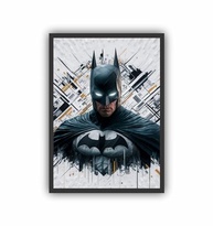 Quadro Decorativo Batman Morcego 45x33cm - Design Exclusivo em Madeira Reflorestada - imagem 2