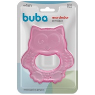 Mordedor Corujinha Rosa Buba: Alívio Seguro para os Dentes! - imagem 1