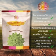 Chá de Mo.ringa Pó Premium Ca.Nuts (1 Kg) - imagem 2
